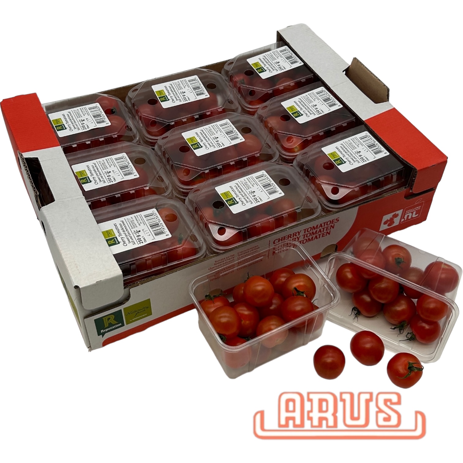 Cherrytomaten "rot" 9 x 250g - Schale/span.-