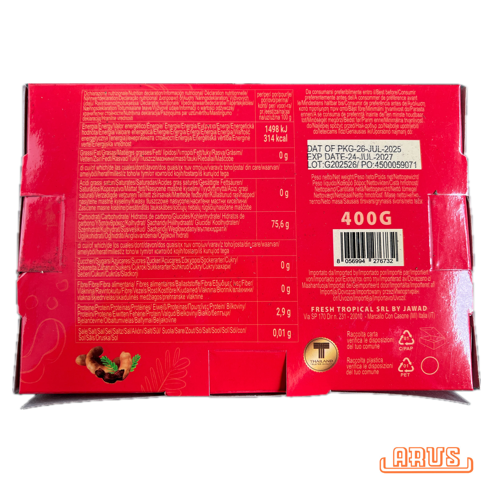 Tamarinden 400g