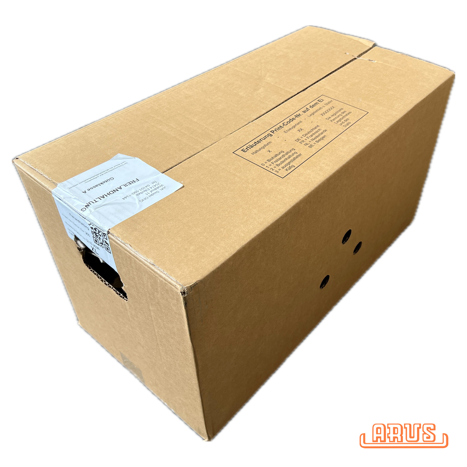 Freiland Eier 200er Gr. XL braun / weiss