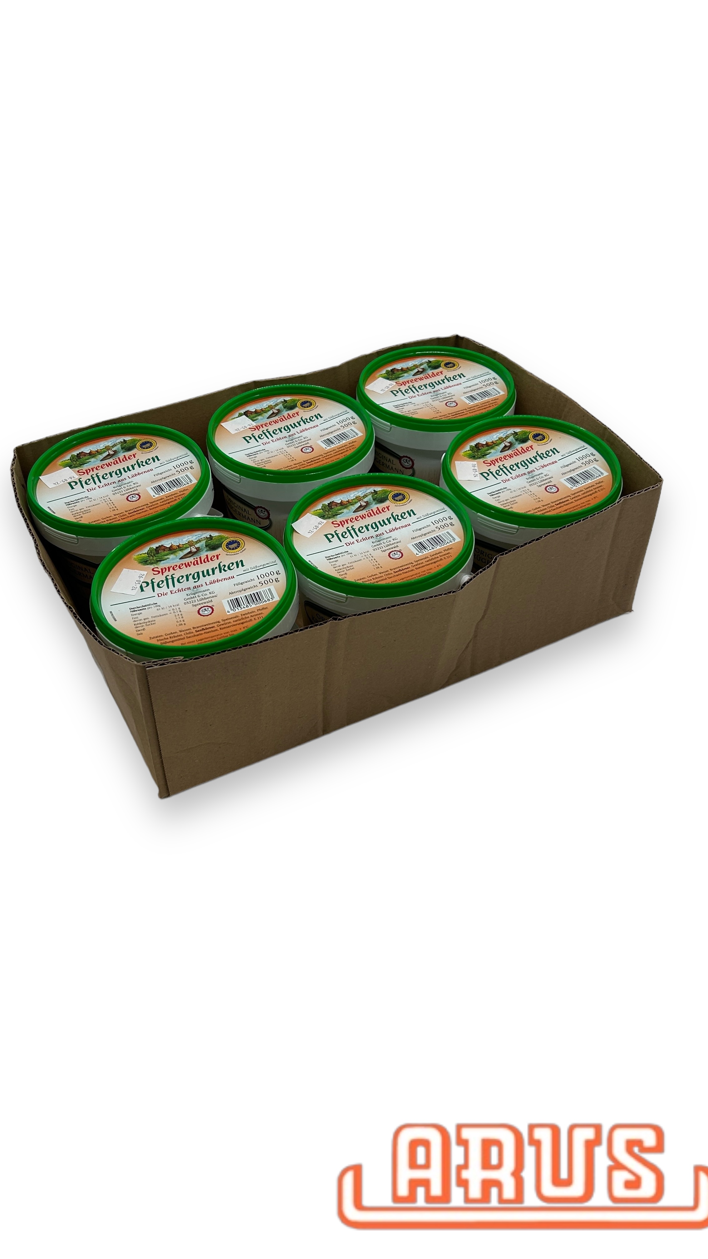 Pfeffergurken "Eimer" 6 x 1Liter
