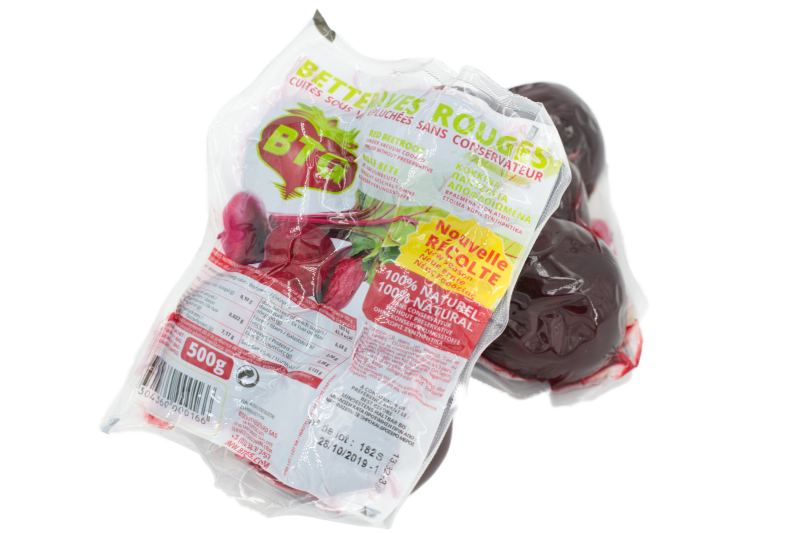 Rote Beete "Vakuum, vorgegart" 12x500g