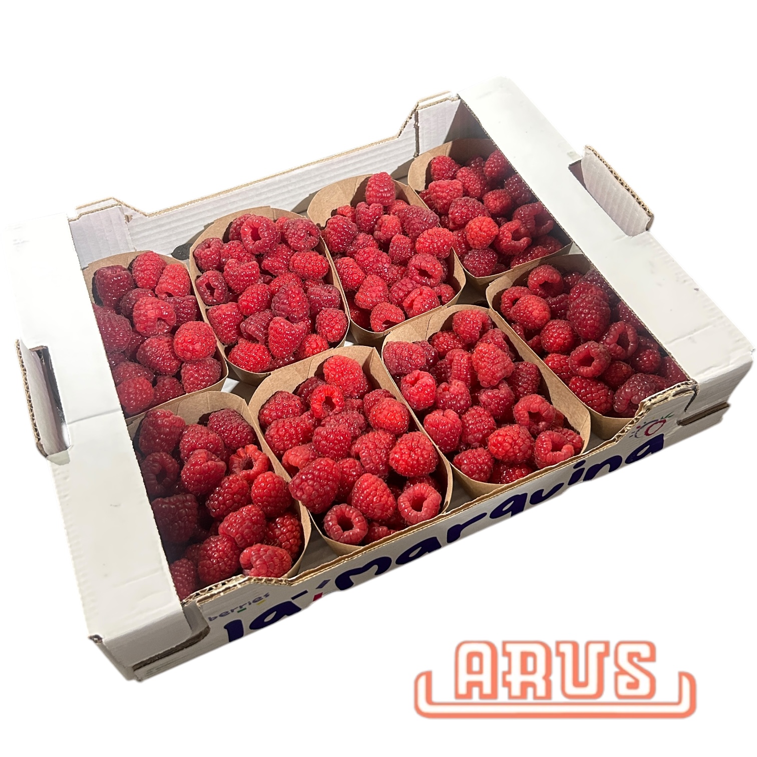 Himbeeren 8 x 200g -Pappschalen-