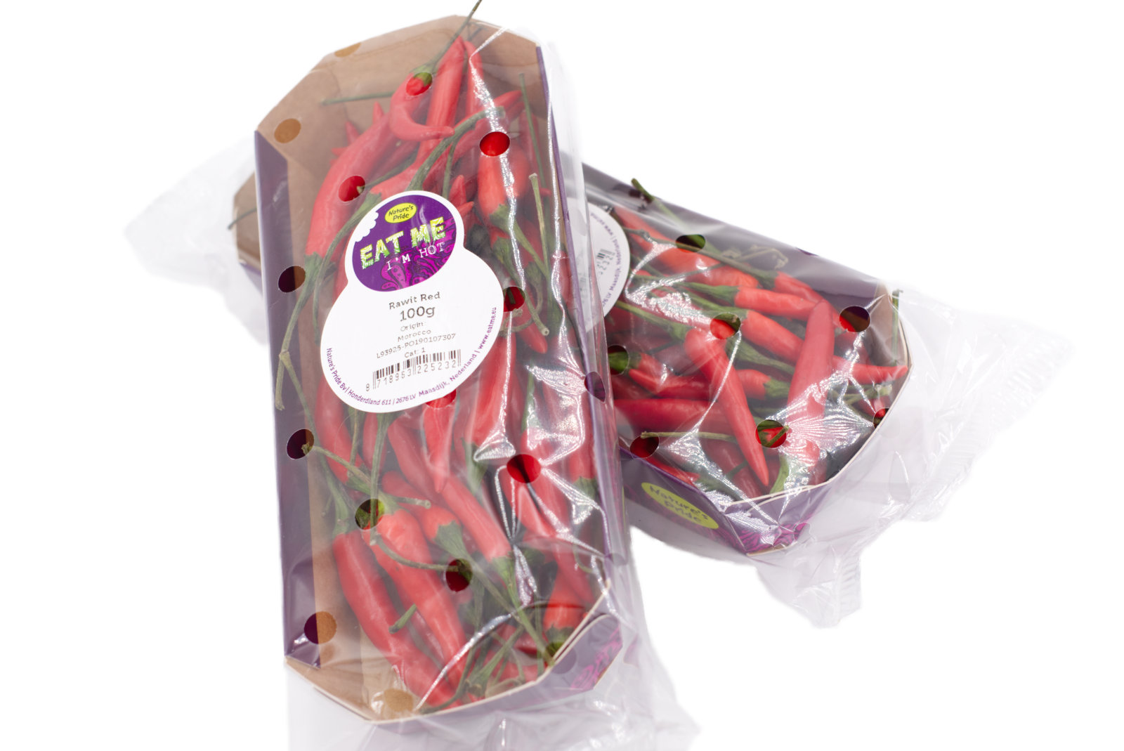 Chilli Schoten "rot, gepackt" 12x100g