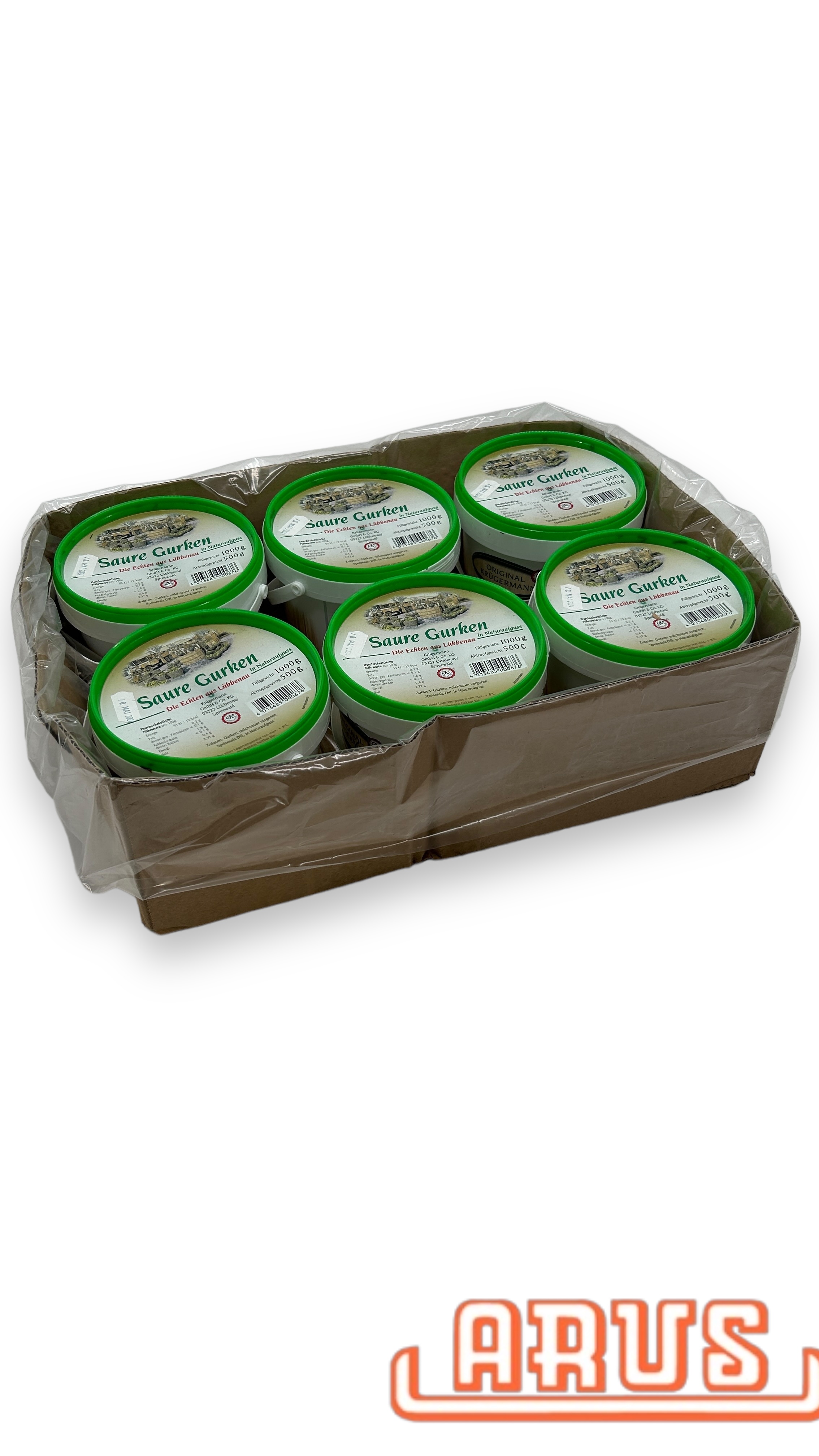 Salz/Saure Gurken "Eimer" 6 x 1Liter
