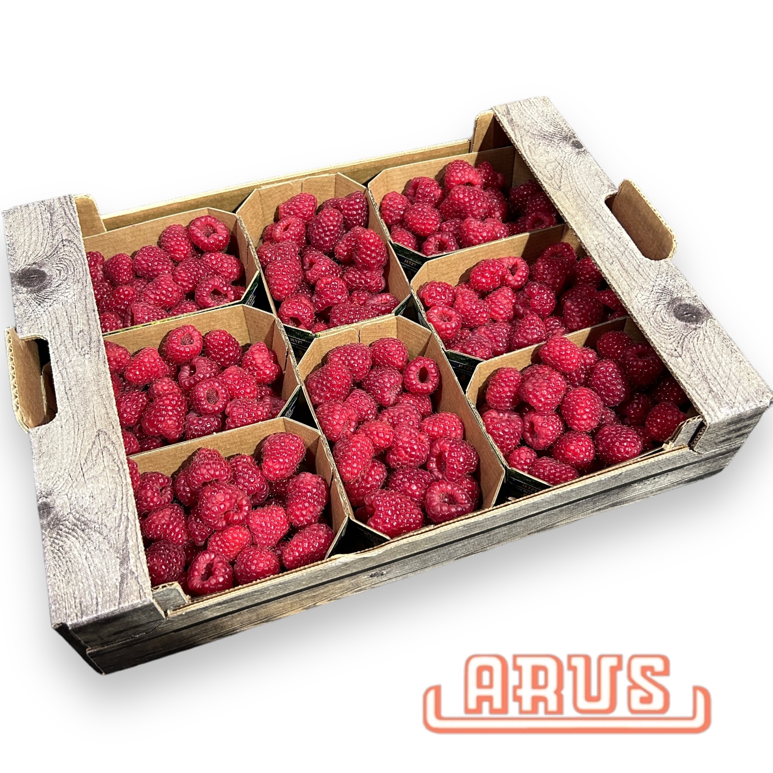 Himbeeren 8 x 200g -Pappschalen-